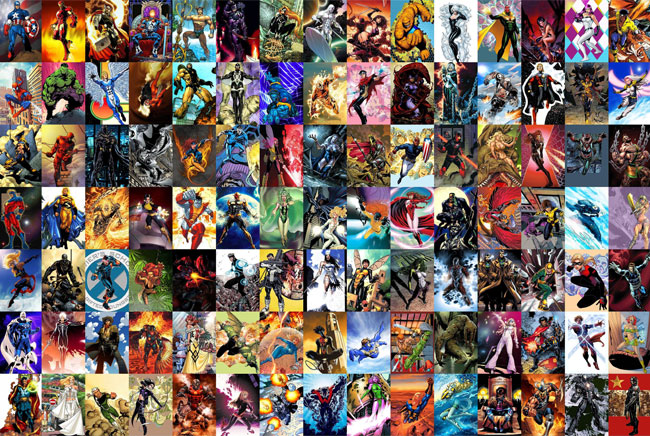 Fotomurales de vinilos collage marvel